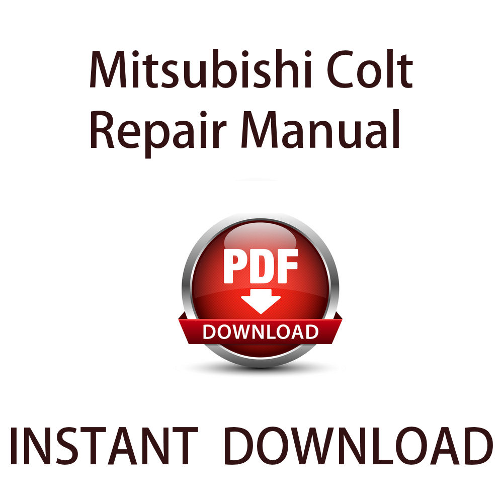 mitsubishi colt workshop manual pdf