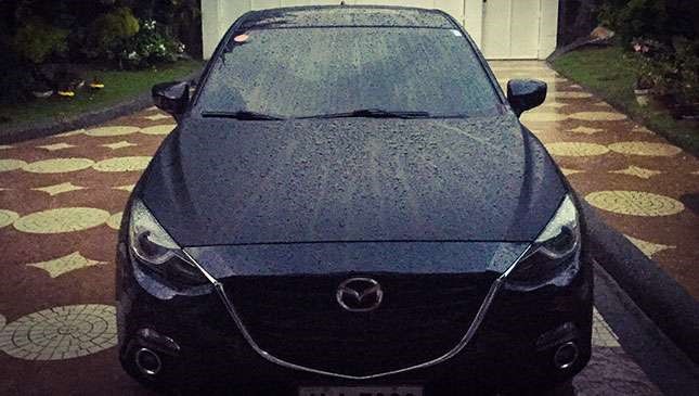 detailing in the rain