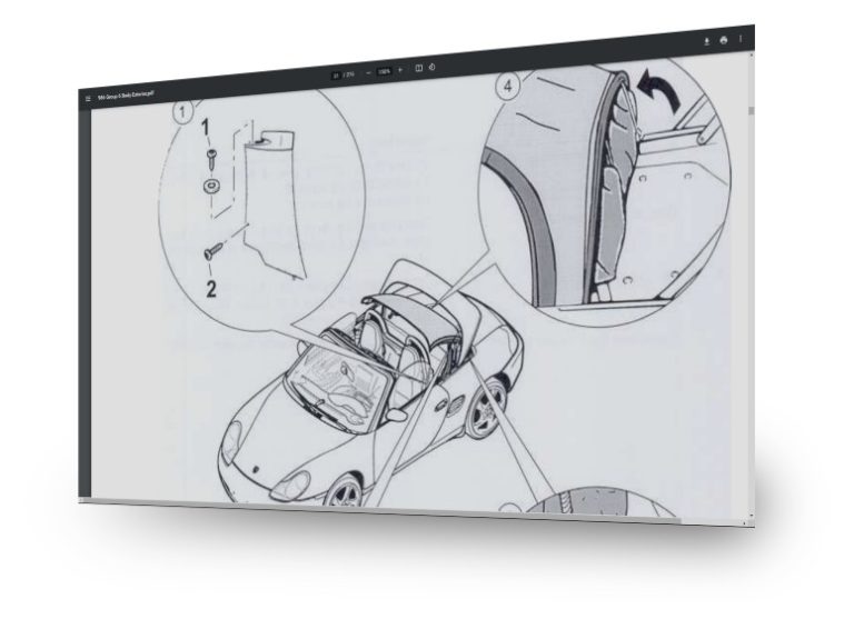 Porsche Boxster Workshop Manual | 986 | 1997 |1998 |1999 | 2000 | 2001